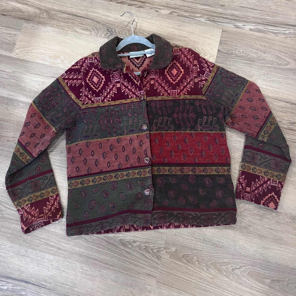 Vintage Western Button Up Coat